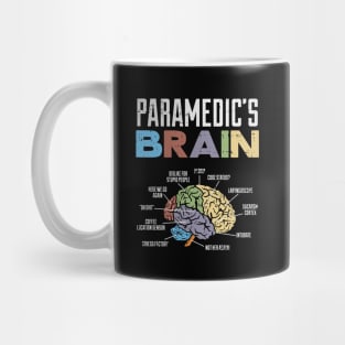 Funny CPR Instructur EMT EMS Paramedic Brain Mug